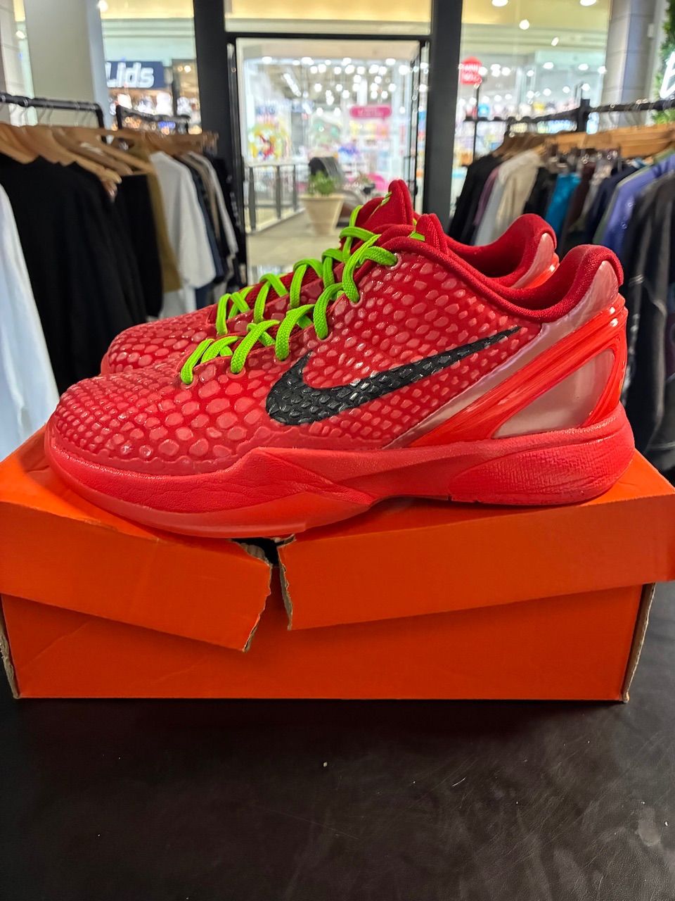 Nike Kobe 6 Protro Reverse Grinch (GS) - Used/Worn