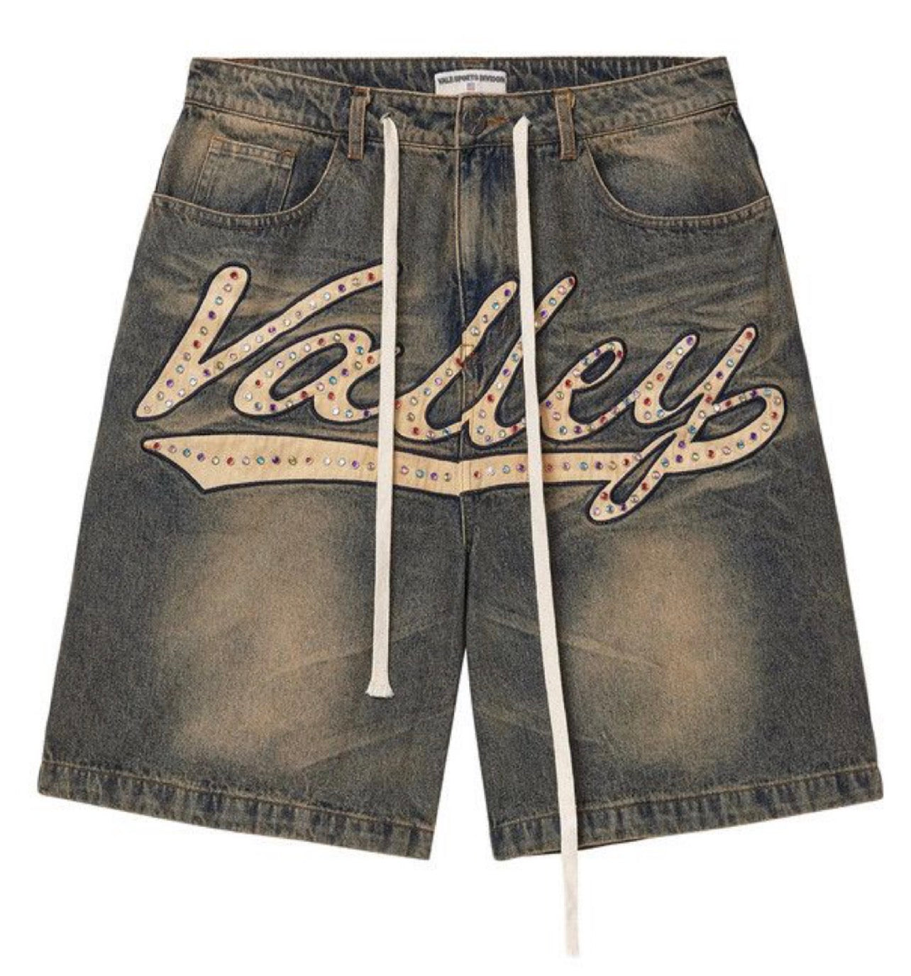 Valley Skittles Jorts Mid Blue