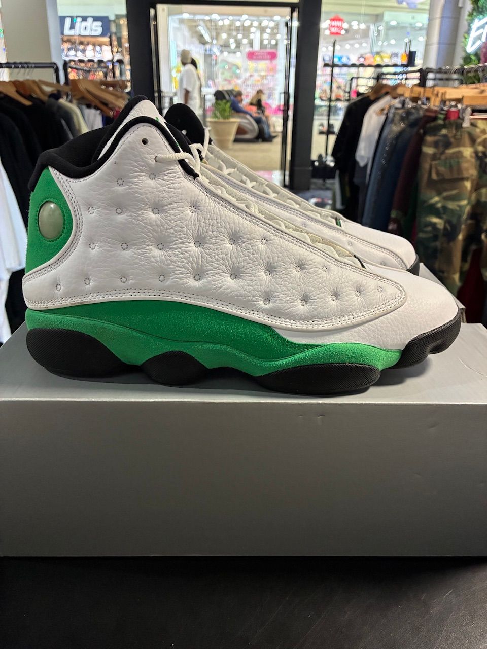 Jordan 13 Retro White Lucky Green - Used/Worn
