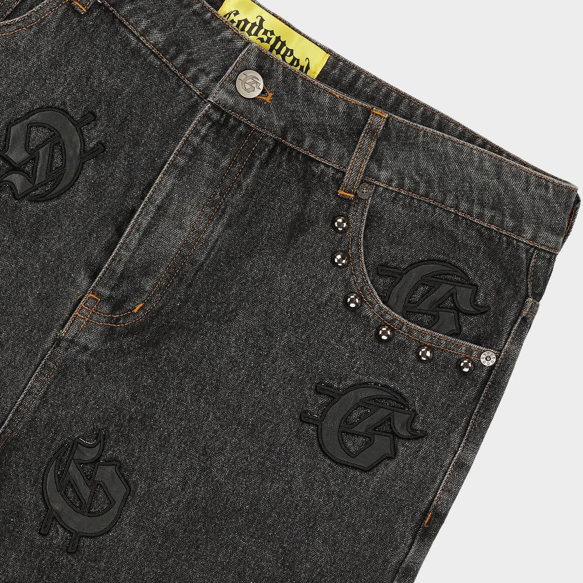 Godspeed Studded Denim Black