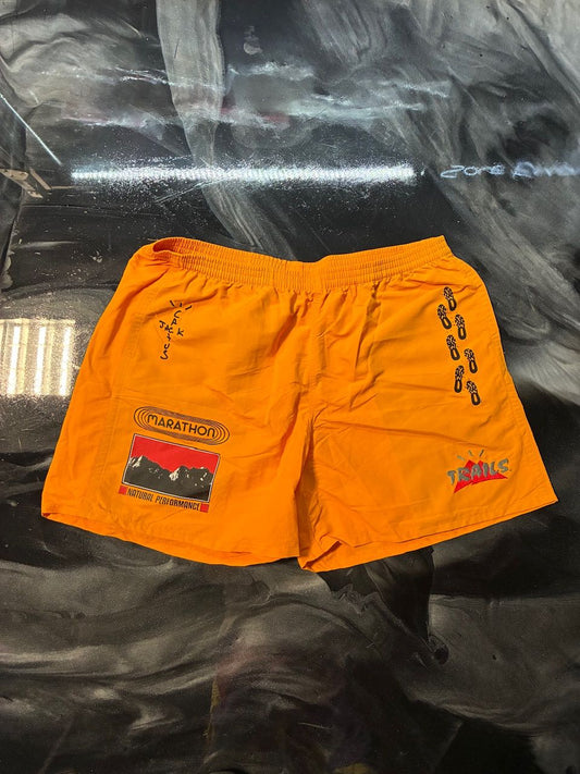 Travis Scott Path Shorts Gold - Used/Worn
