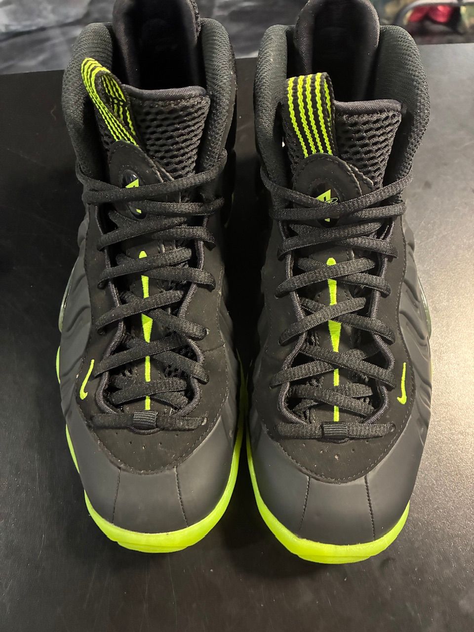 Nike Little Posite One Black Volt (GS) - No Box/Used