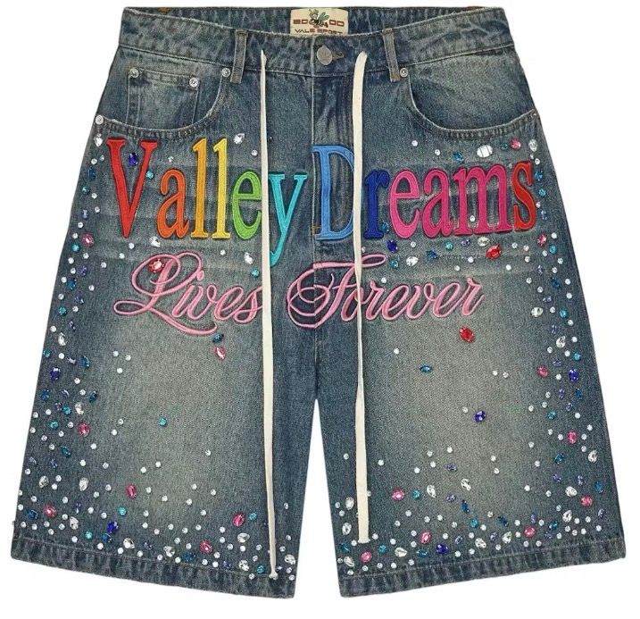Vale Forver Ice Cream Jorts Light Rinse