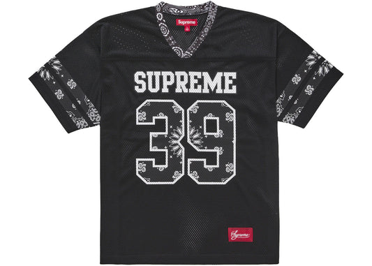 Supreme Bandana Football Jersey Black
