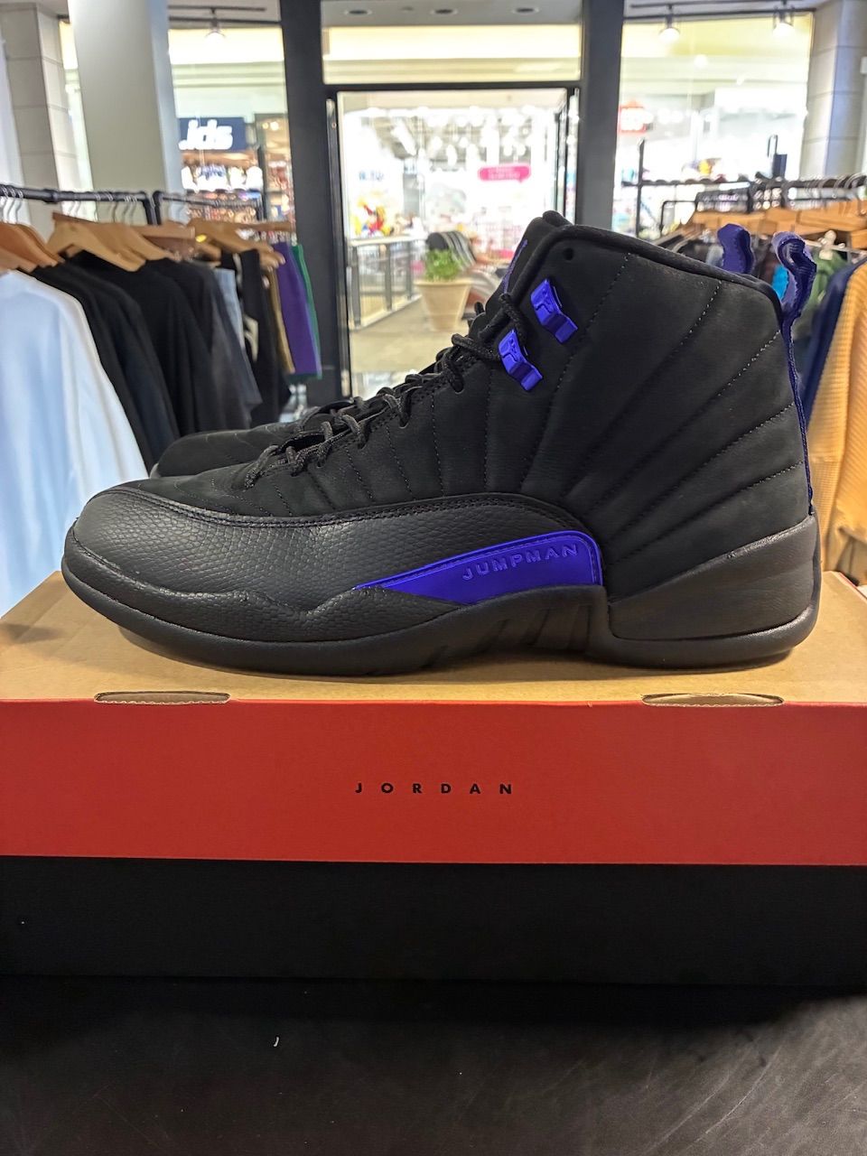Jordan 12 Retro Black Dark Concord - Used/Worn