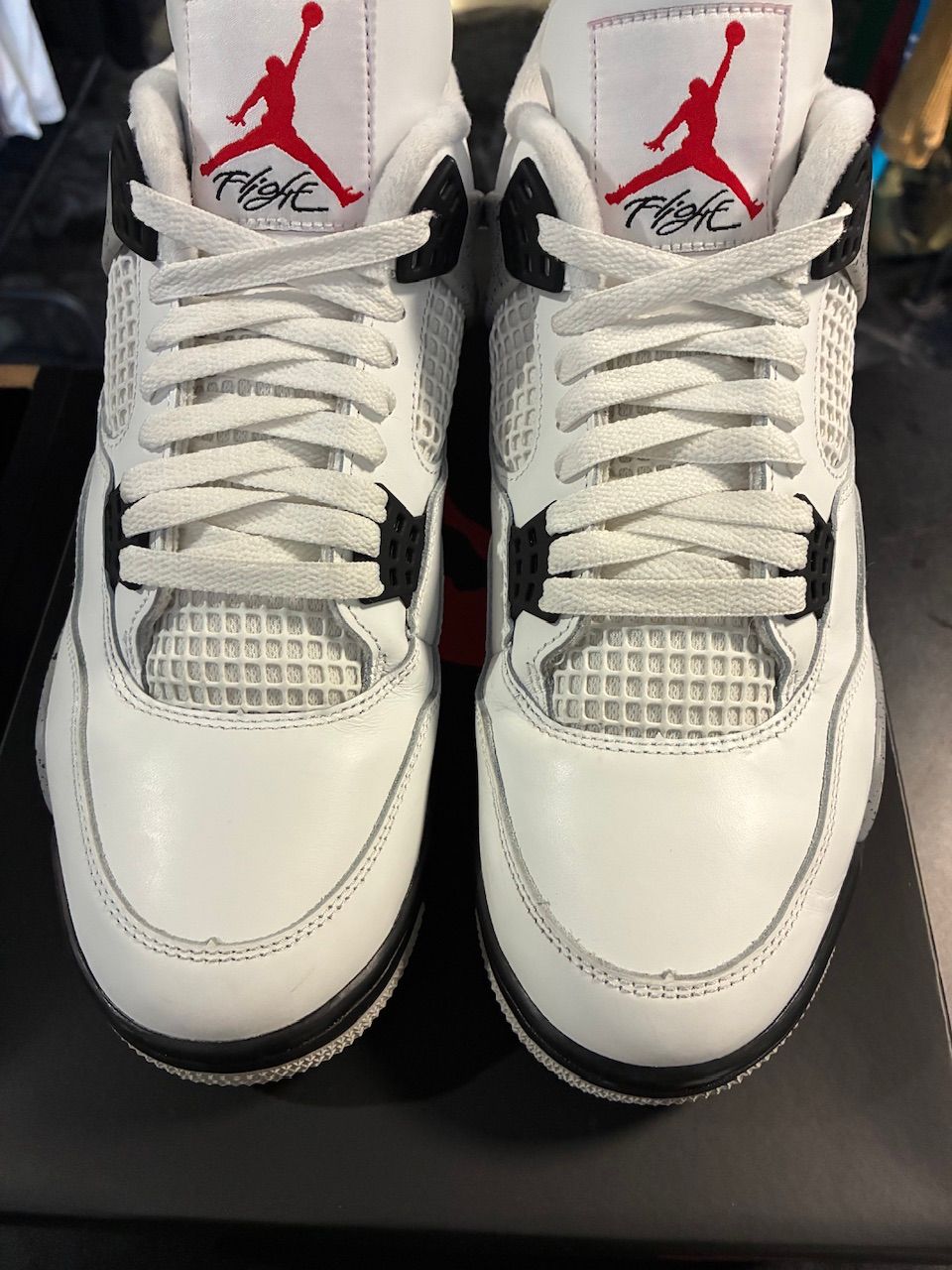 Jordan 4 Retro White Cement (2025) - Used/Worn