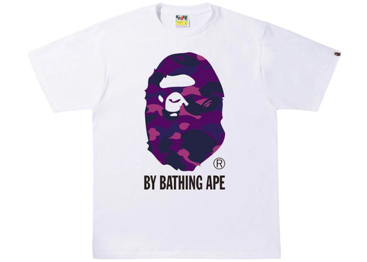 BAPE Color Camo By Bathing Ape Tee White/Purple