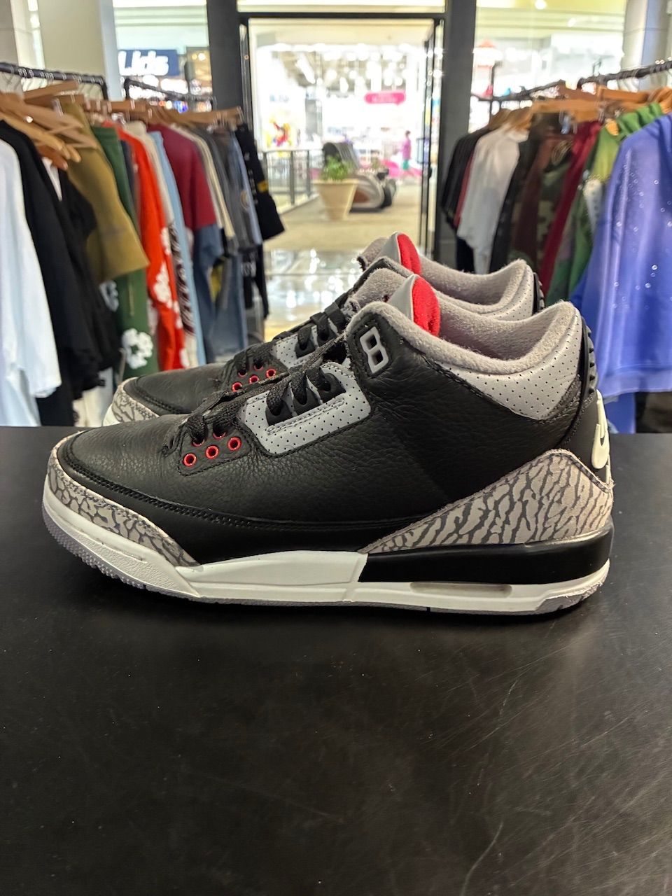 Jordan 3 Retro Black Cement (2024) (GS) - No Box/Used