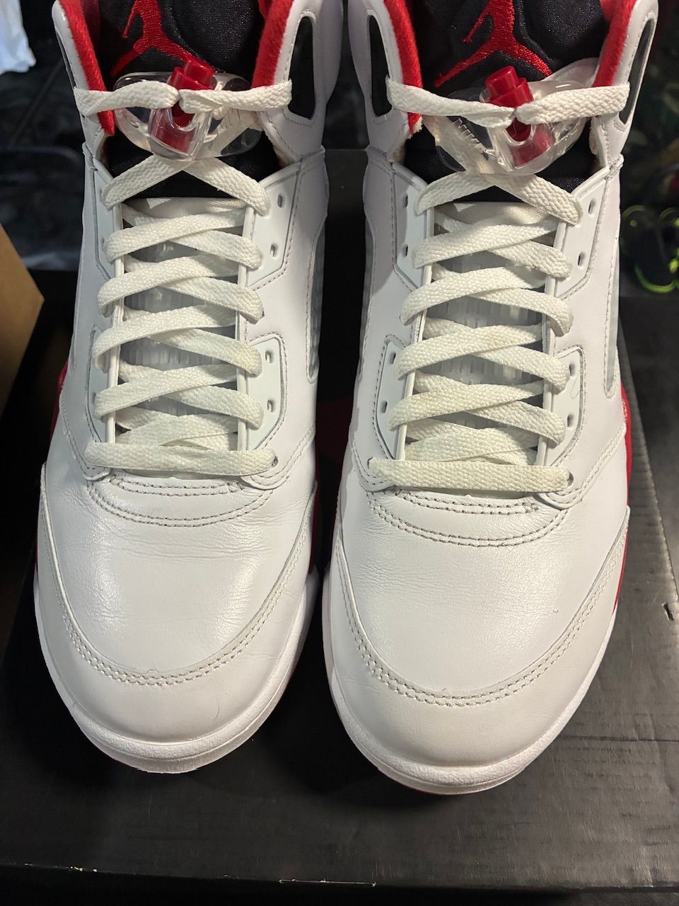 Jordan 5 Retro Fire Red Black Tongue (2025) - Used/Worn