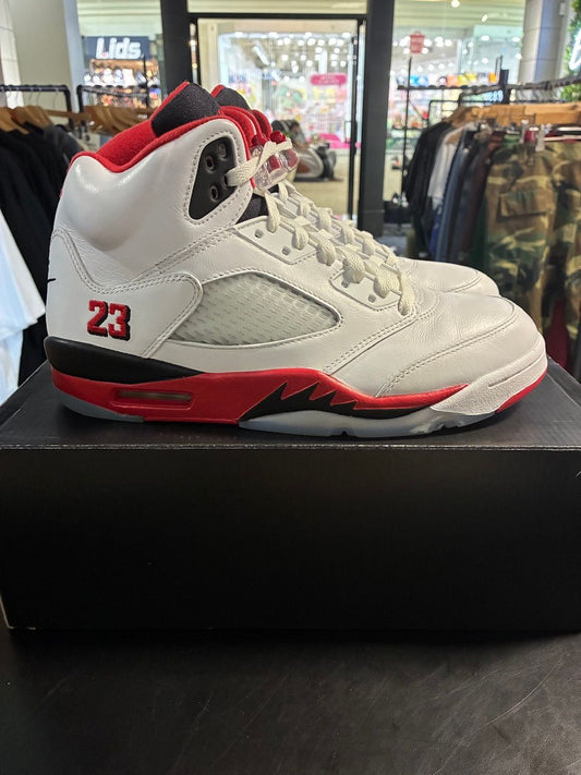 Jordan 5 Retro Fire Red Black Tongue (2025) - Used/Worn