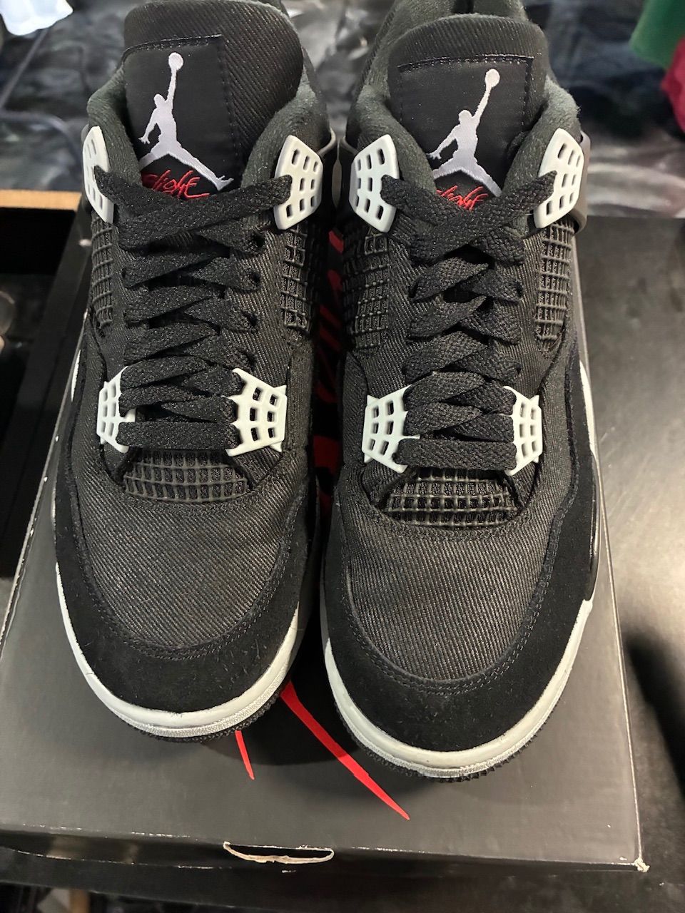 Jordan 4 Retro SE Black Canvas - Used/Worn