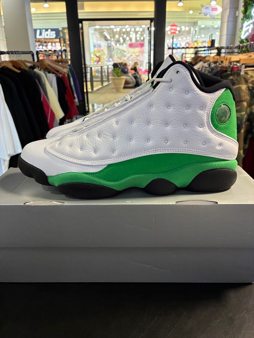 Jordan 13 Retro White Lucky Green - Used/Worn