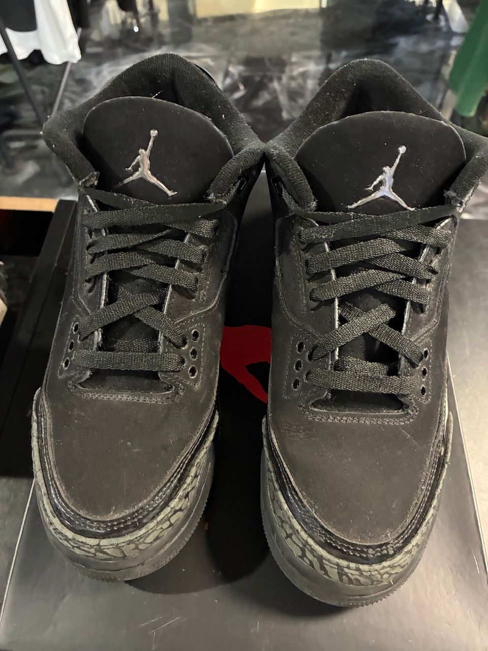 Jordan 3 Retro Black Cat (2025) (GS) - Used/Worn