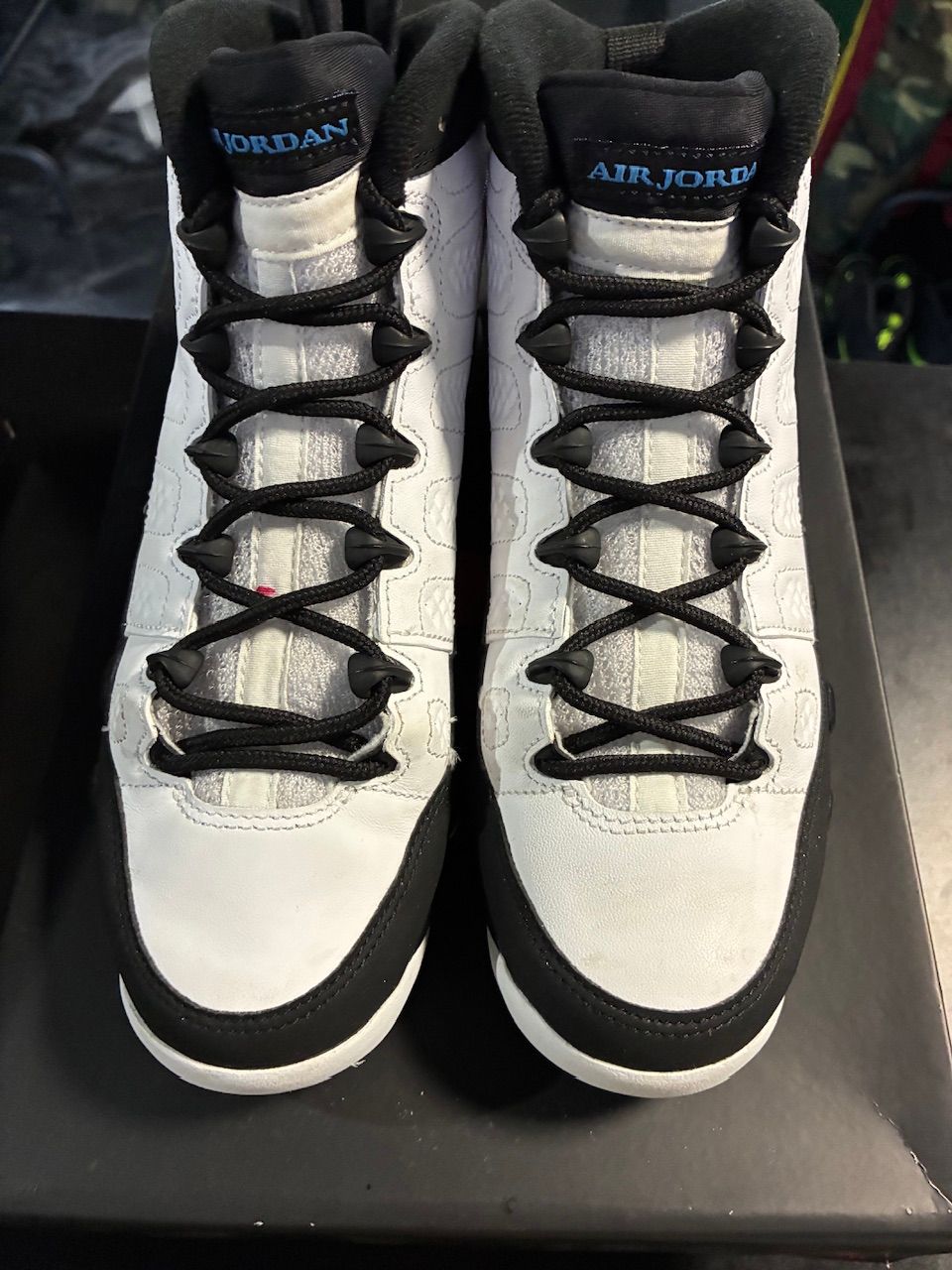 Jordan 9 Retro University Blue (GS) - Used/Rep Box