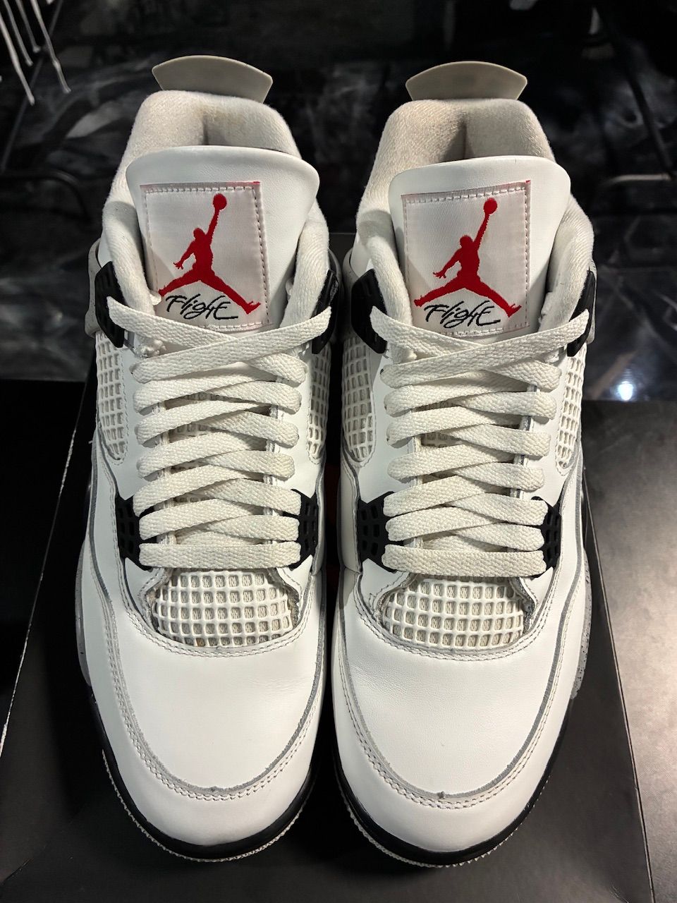 Jordan 4 Retro White Cement (2025) - Used/Worn