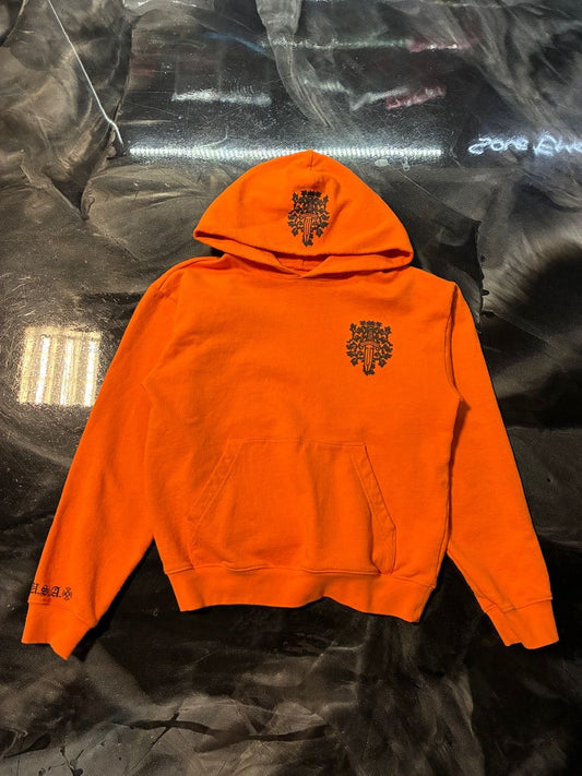 Chrome Hearts Vine Dagger Hoodie 'Orange' - Used/Worn