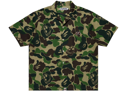 BAPE x Bored Ape Yacht Club Hawaiian Shirt Green
