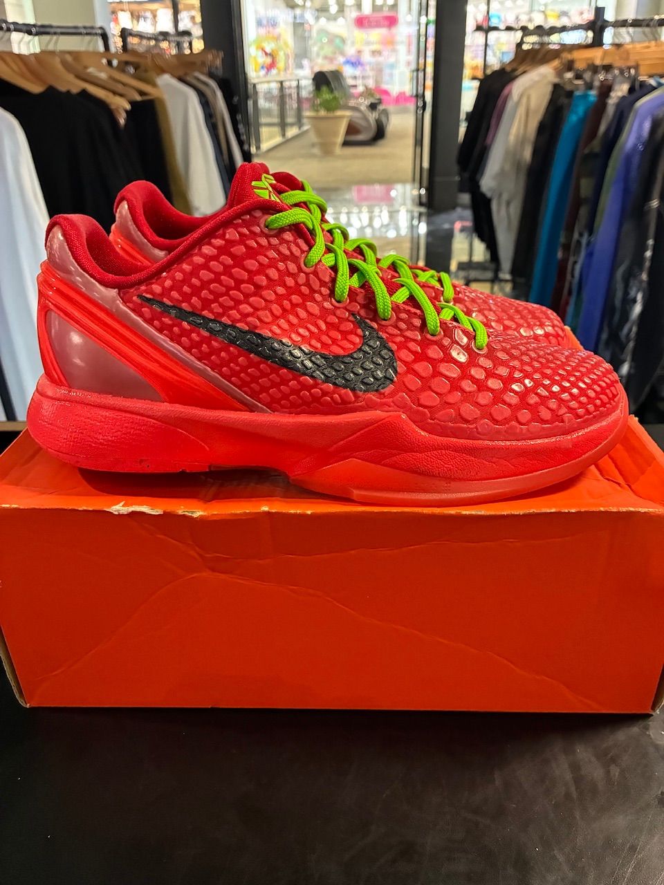 Nike Kobe 6 Protro Reverse Grinch (GS) - Used/Worn