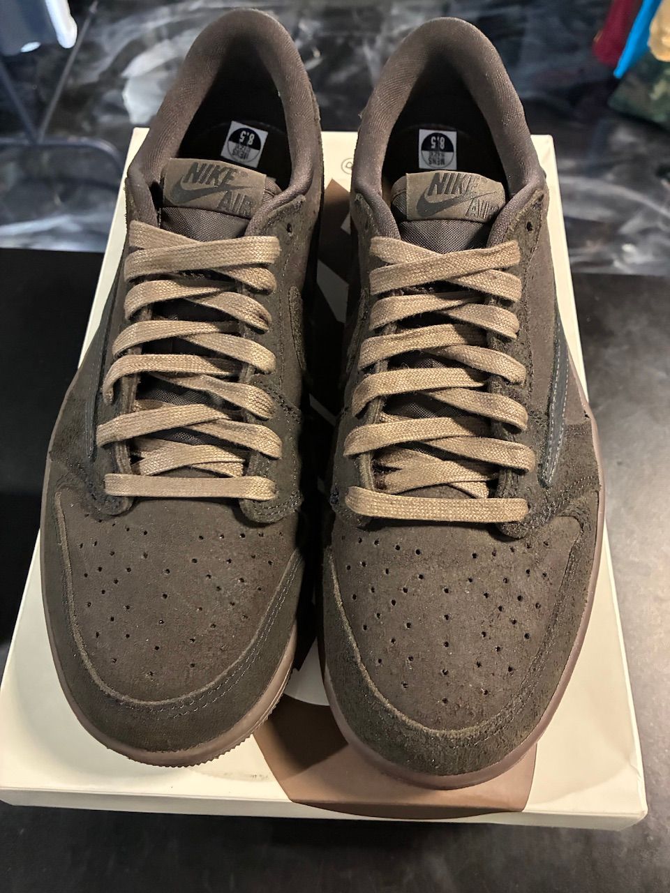 Jordan 1 Retro Low OG SP Travis Scott Velvet Brown - Used/Worn