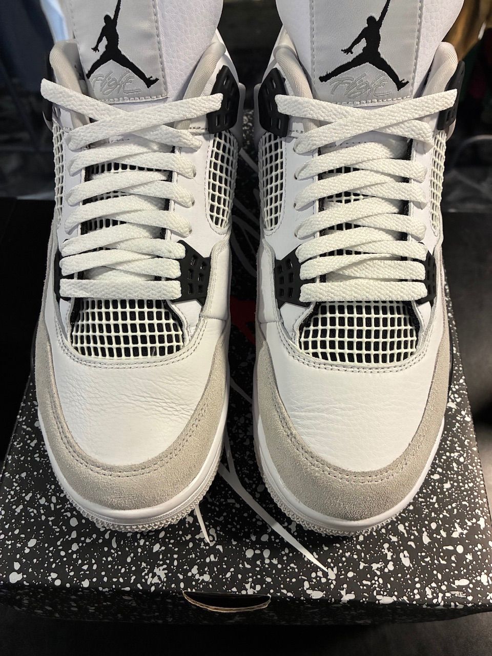 Jordan 4 Retro Military Black - Used/Worn