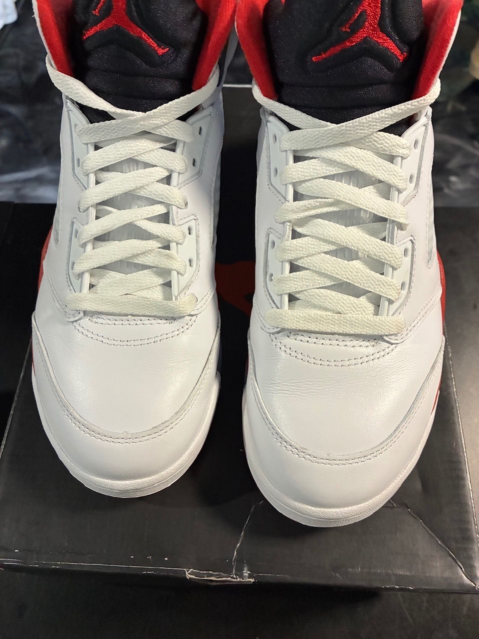 Jordan 5 Retro Fire Red Black Tongue (2025) - Used/Worn