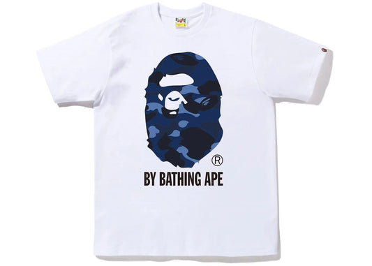 BAPE Color Camo By Bathing Ape Tee (FW22) White Navy