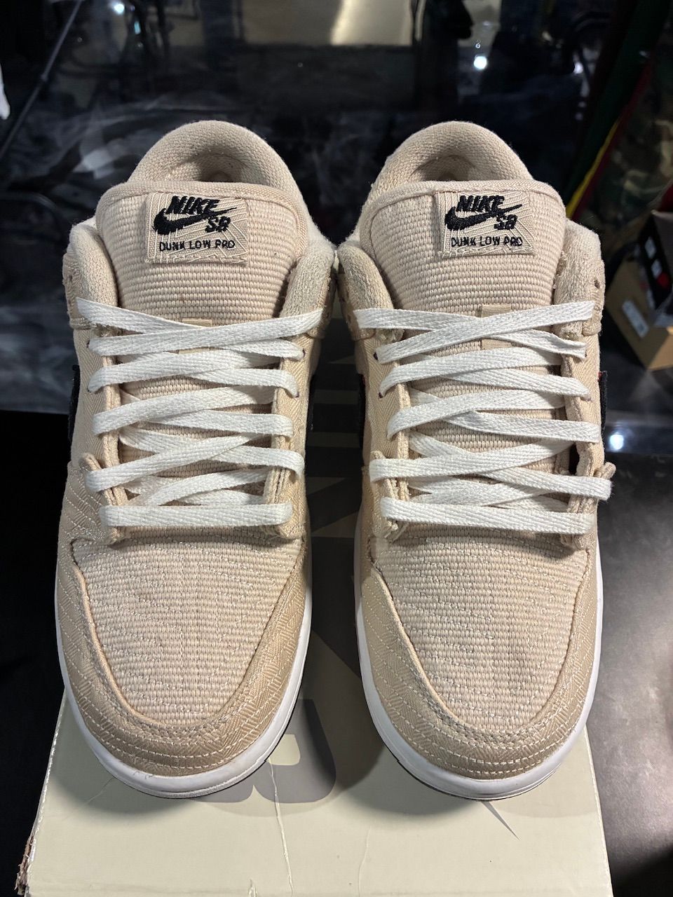 Nike SB Dunk Low Albino & Preto - Used/Worn