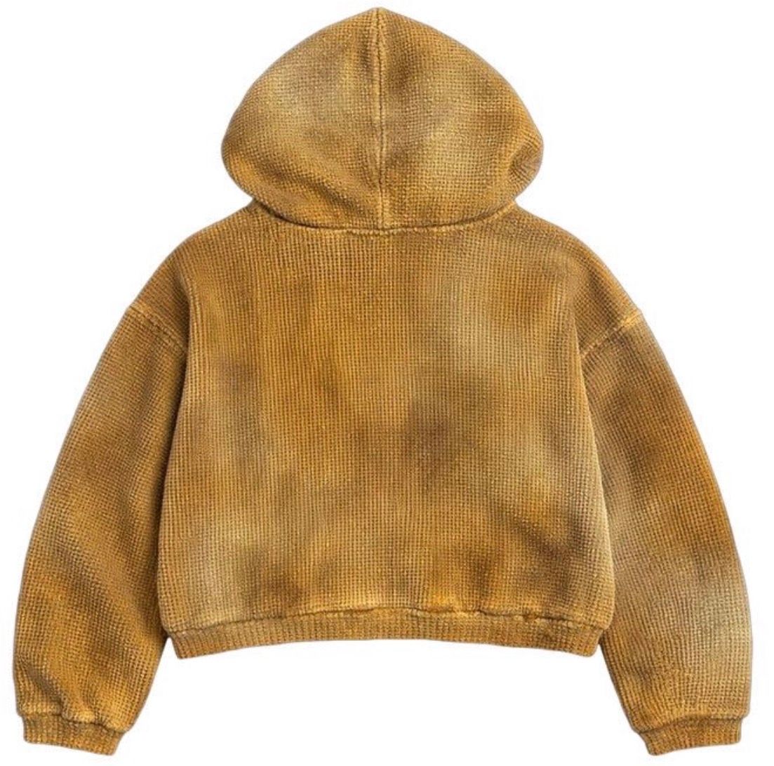 GV Gallery Waffle Thermal Zip Up 'Mustard'