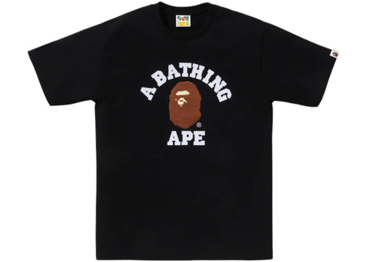 BAPE College Tee Black