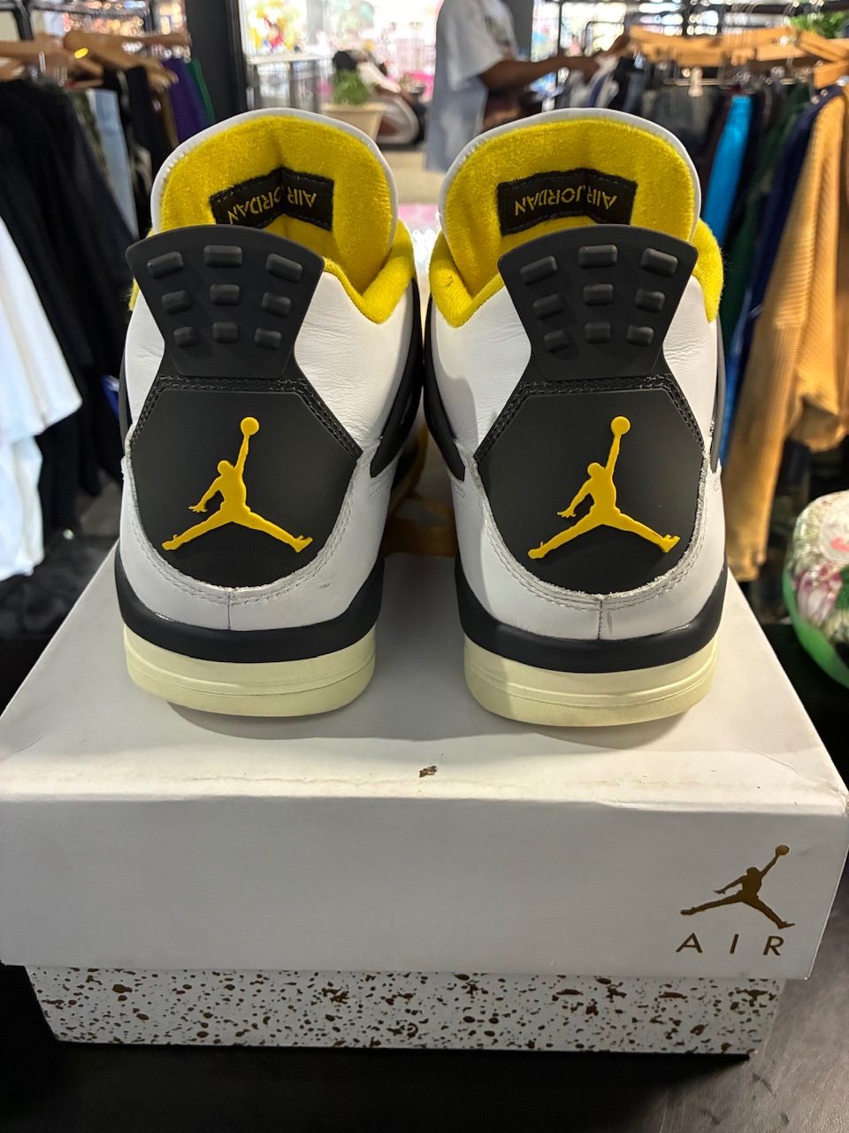 Jordan 4 Retro Vivid Sulfur (Women's) - Used/Worn