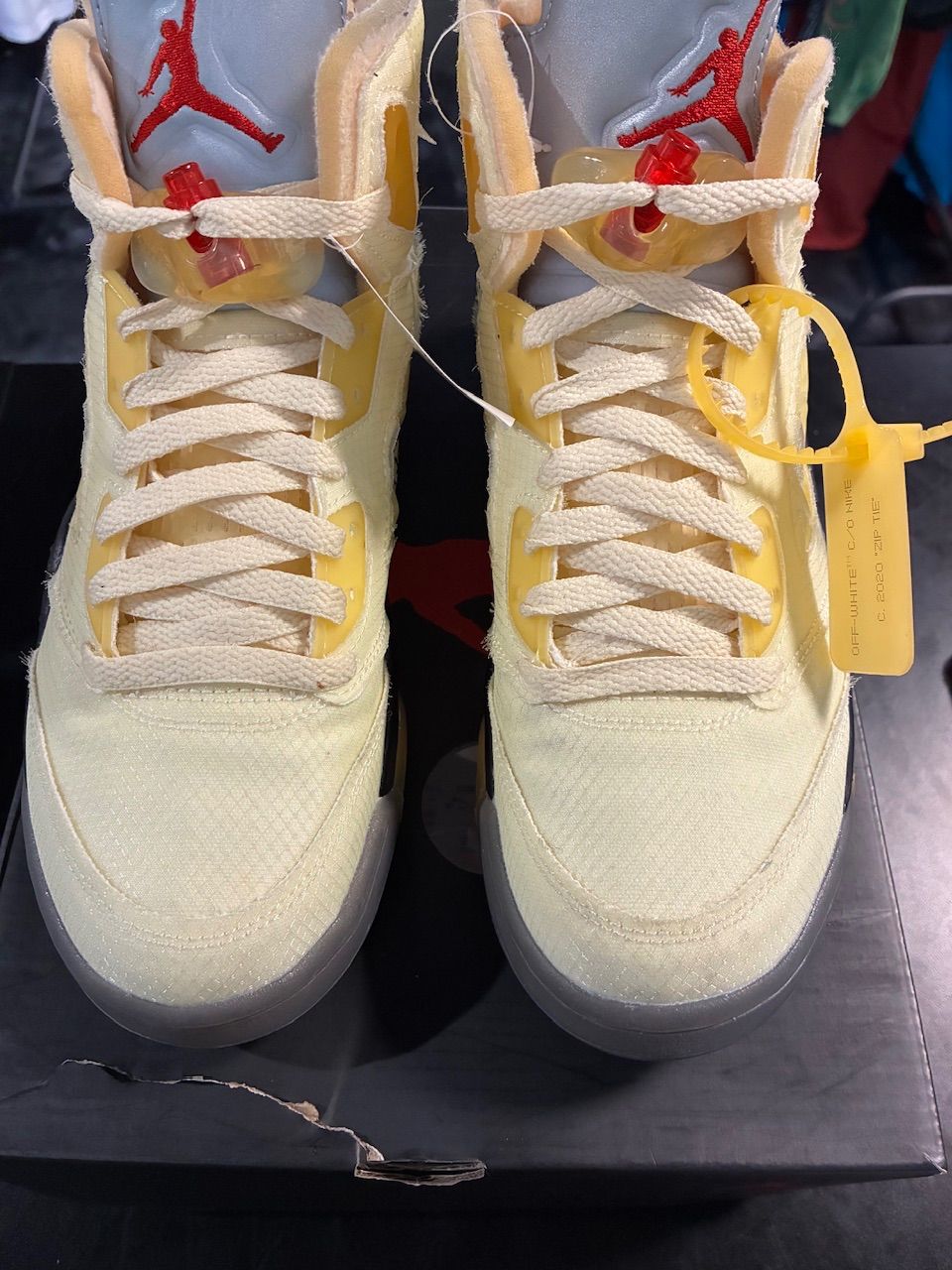 Jordan 5 Retro Off-White Sail - Used/Worn