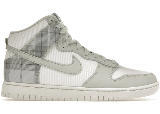 Nike Dunk High SE Tartan Plaid White Light Green - New/No Box