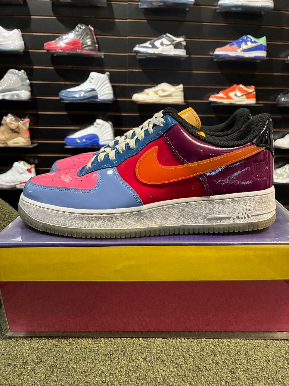 Nike Air Force 1 Low SP Undefeated Multi-Patent Total Orange - Used/Worn