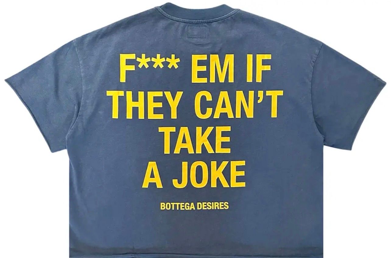 Bottega Desires F*ck em Tee Blue