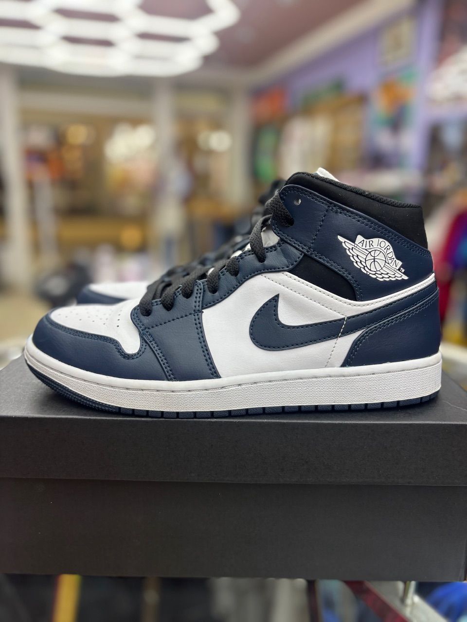 Jordan 1 Mid Armory Navy - Used/Worn