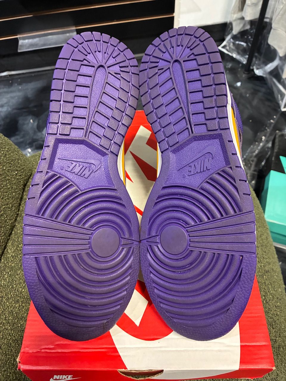 Nike Dunk High Lakers - Used/Worn