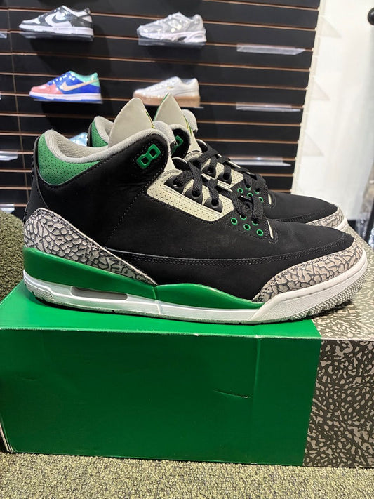 Jordan 3 Retro Pine Green - Used/Worn