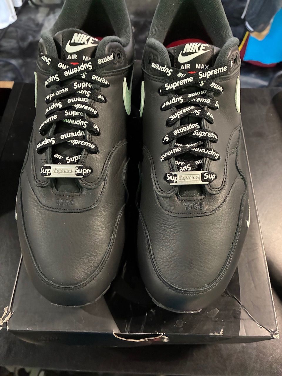 Nike Air Max 1 '87 SP Supreme Black White - Used/Worn