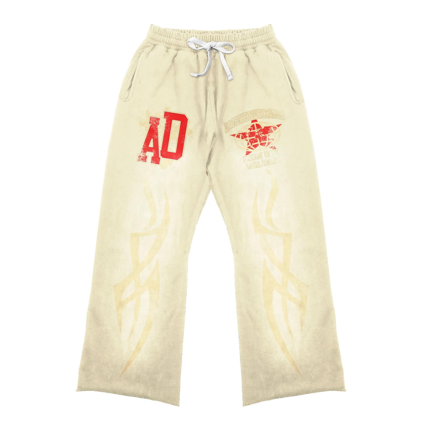 Awoken Dreams Cream Varsity Pants