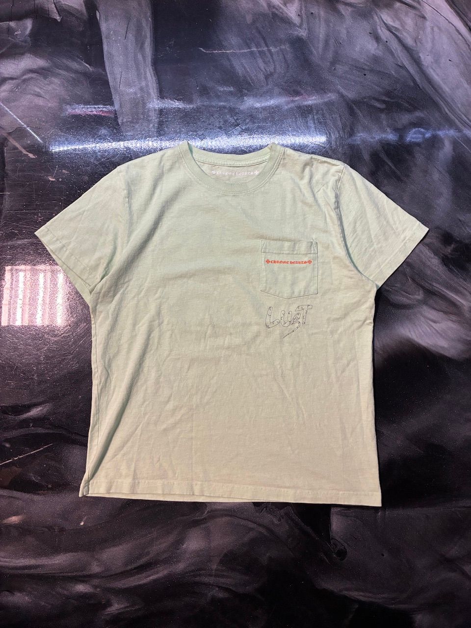 Chrome Hearts Matty Boy Lust T-Shirt Green - Used/Worn