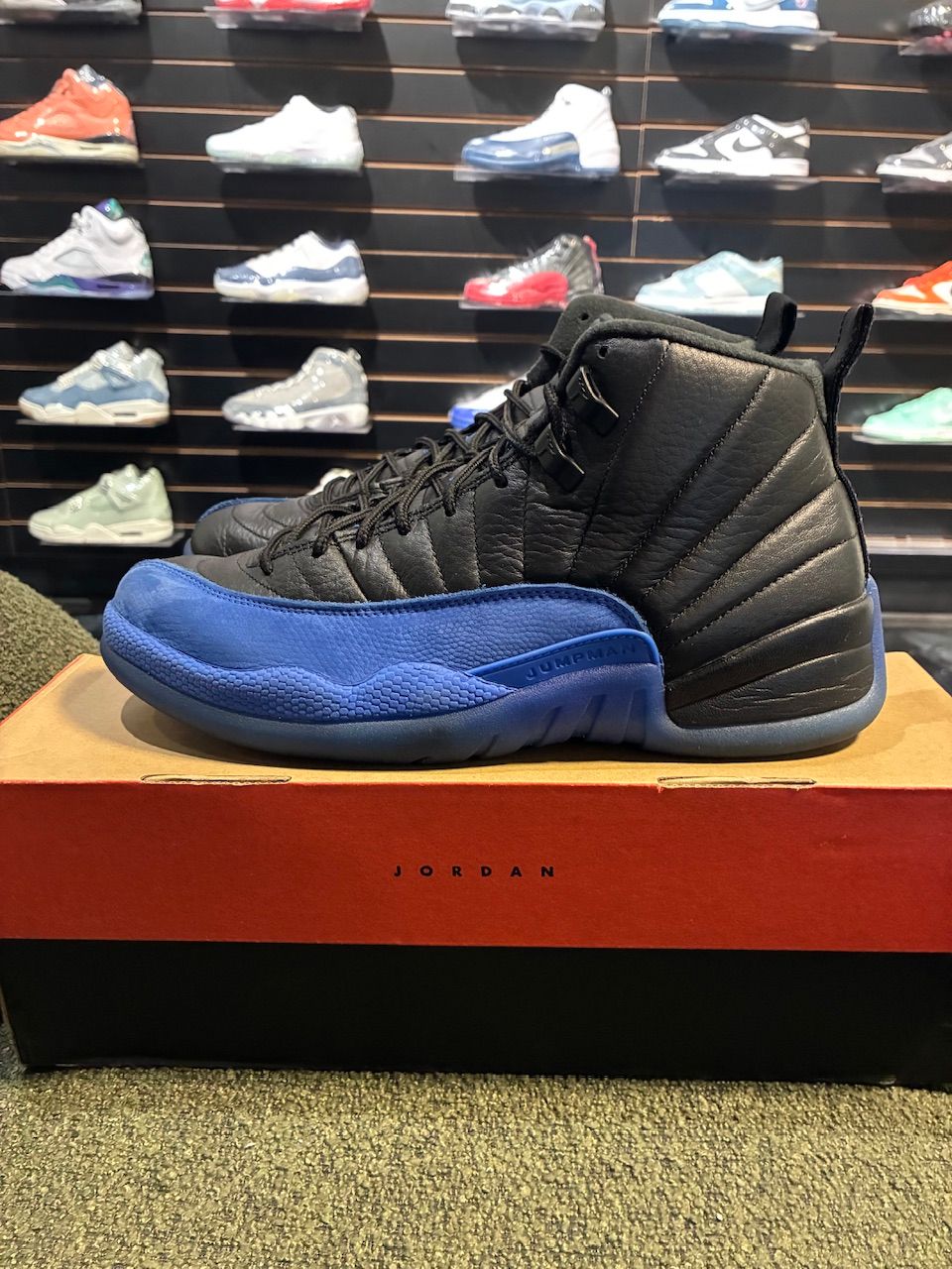 Jordan 12 Retro Black Game Royal - Used/Worn