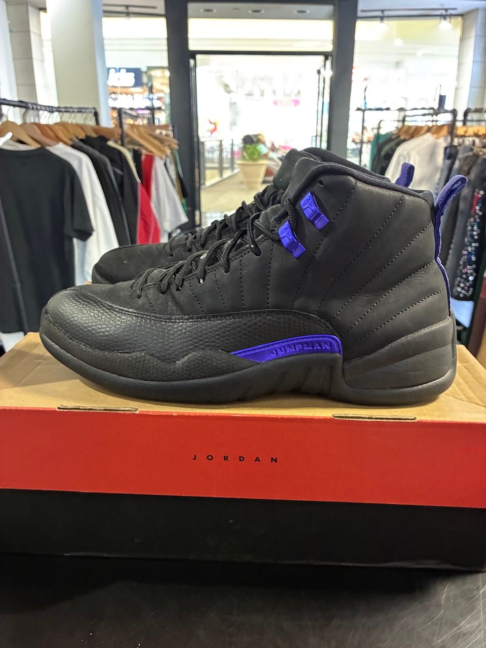 Jordan 12 Retro Black Dark Concord - Used/Worn