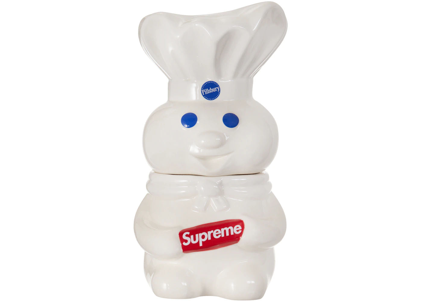 Supreme Doughboy Cookie Jar White
