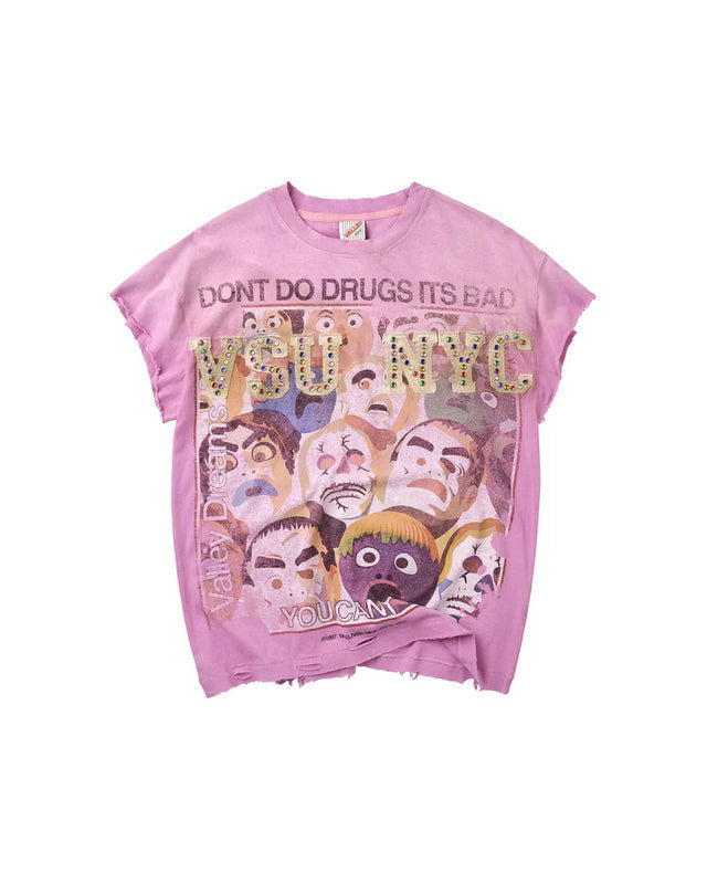 Vale Forever No Drugs Sleeveless Pink