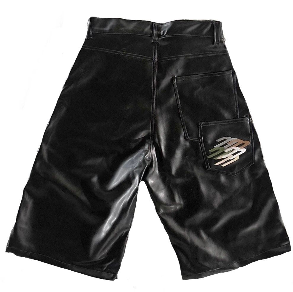 Onyx Leather Jorts
