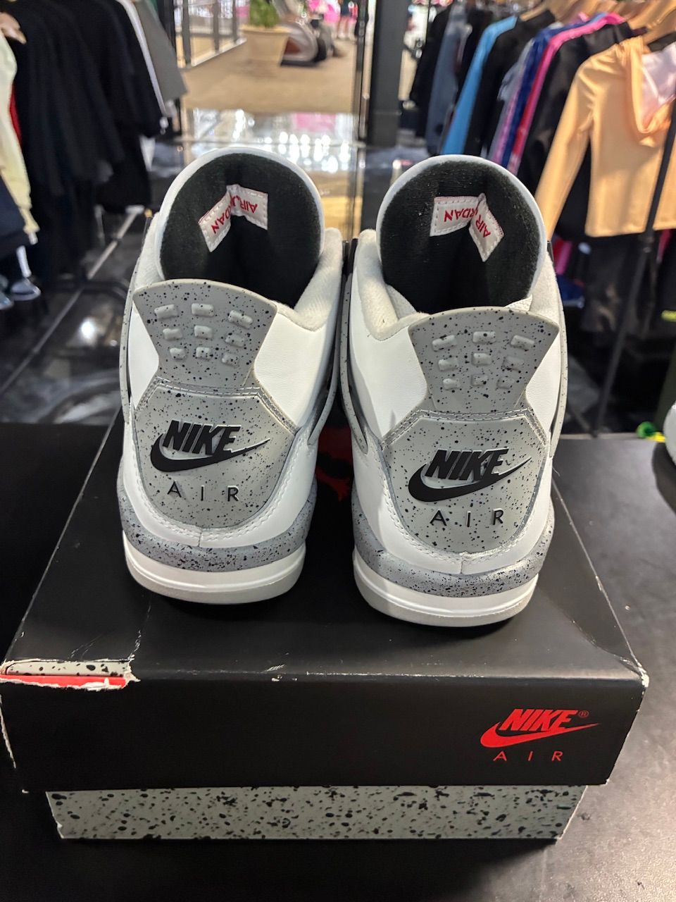 Jordan 4 Retro White Cement (2025) (GS) - Used/Worn