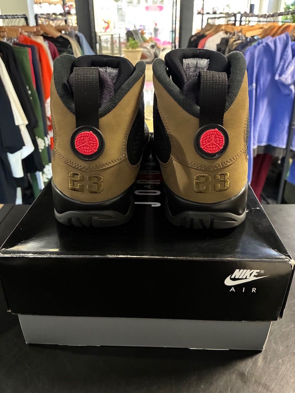 Jordan 9 Retro Light Olive Concord - Used/Worn