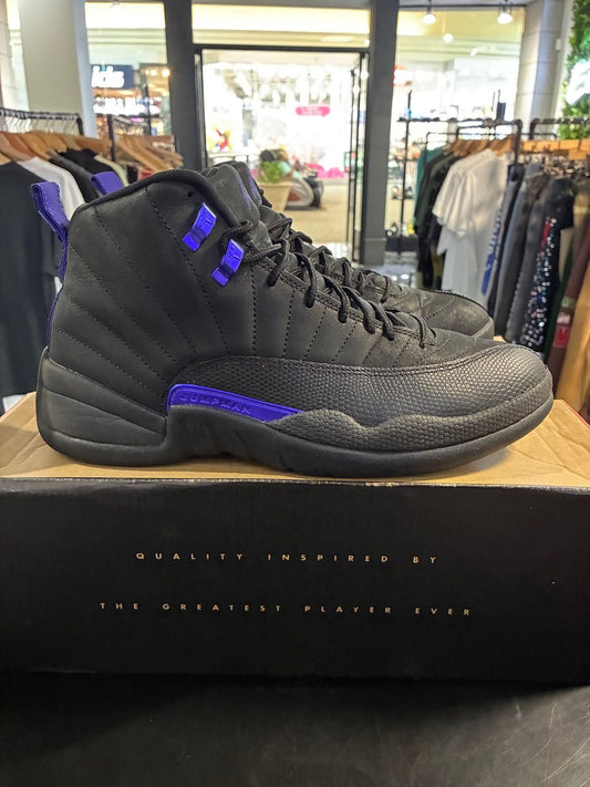 Jordan 12 Retro Black Dark Concord - Used/Worn