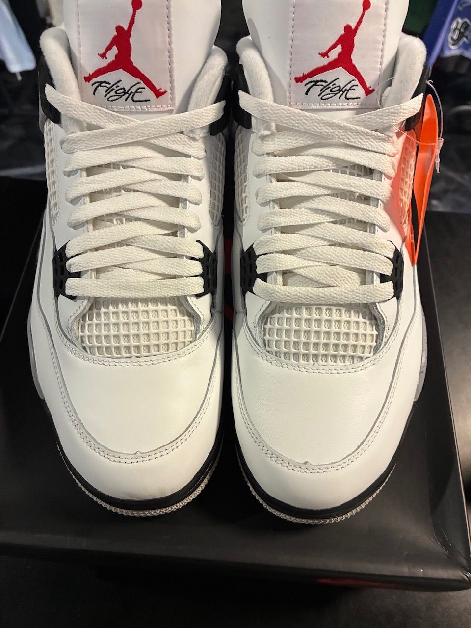 Jordan 4 Retro White Cement (2025) - Used/Worn