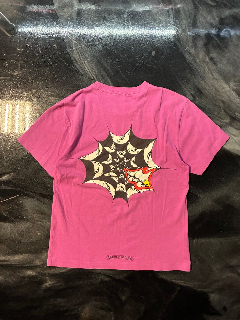 Chrome Hearts Matty Boy Spider Web T-shirt Purple - Used/Worn